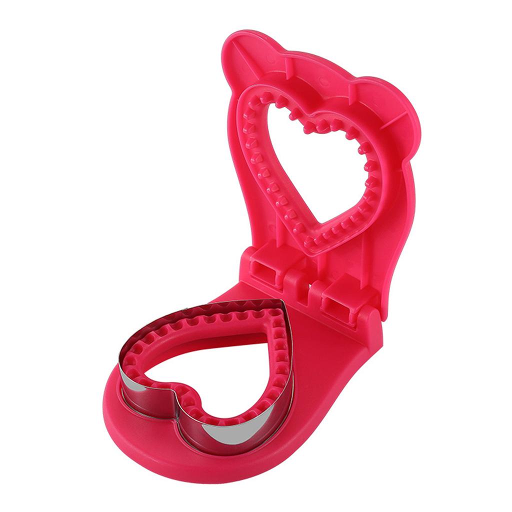 Uncrustables Sandwiches Cutter Sealer WIth Heart-Shape Crustless Bread Sandwiches Sealer Kitchen Accessories