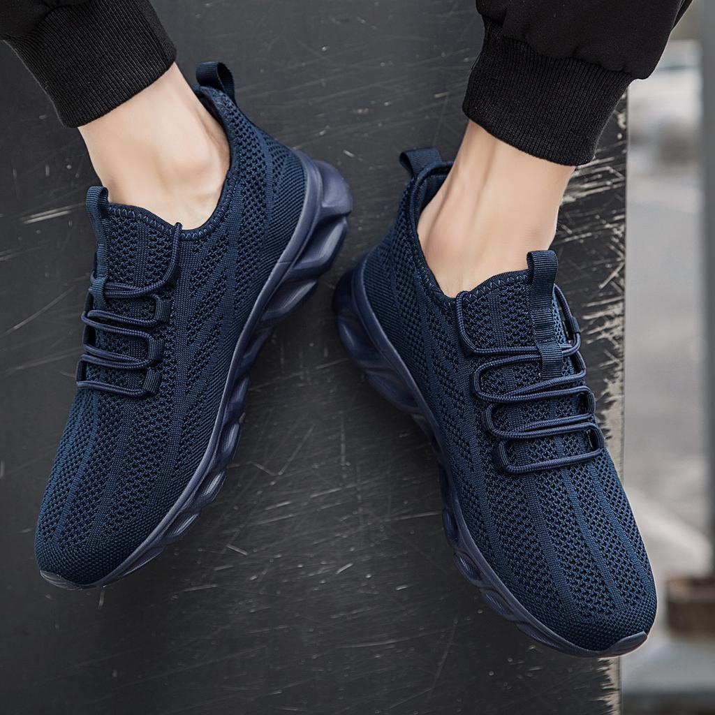 Fashion Fujeak 36-46 Women Casual Sneakers Men Sports Shoes Fashion Breathable Walking Mesh Flat Shoes Male Footwears Tenis Plus Size