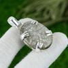 Gift For Her 925 Sterling Silver Natural Fossil Coral Gemstone Jewelry Pendant