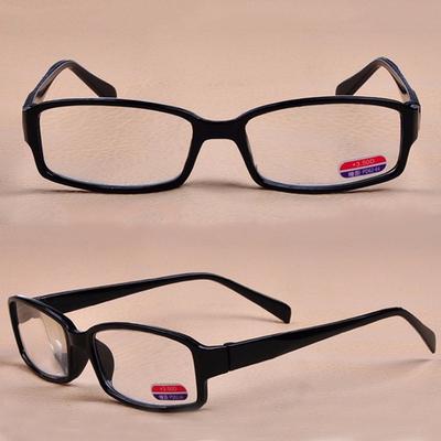 + 1.00- + 3.00 Черные очки для чтения Женщины Мужчины Популярная оправа Прозрачные линзы