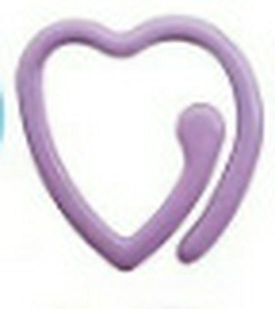 Металлические маркеры для вязания в форме сердечка, с росписью, для вязания и DIY проектов из пряжи