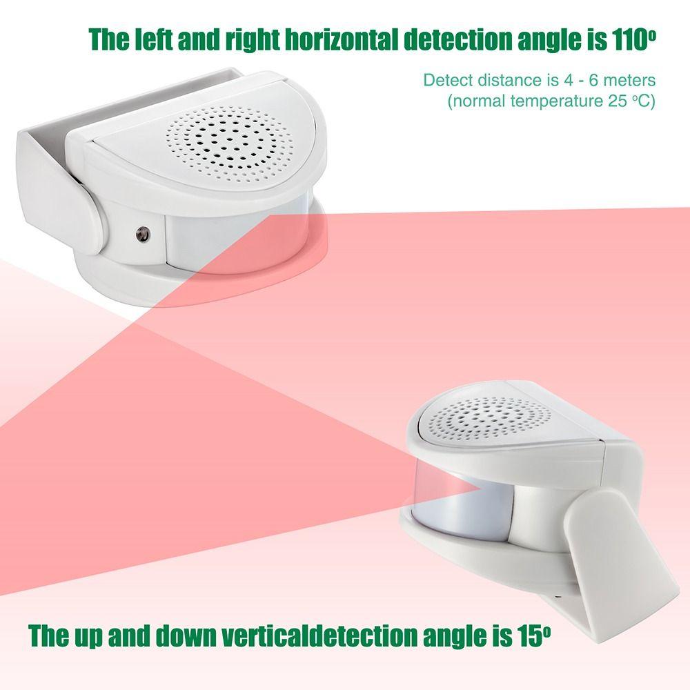 Device Anti-theft Alarm Doorbell Infrared Detector PIR Motion Sensor Wireless Guest Welcome Chime