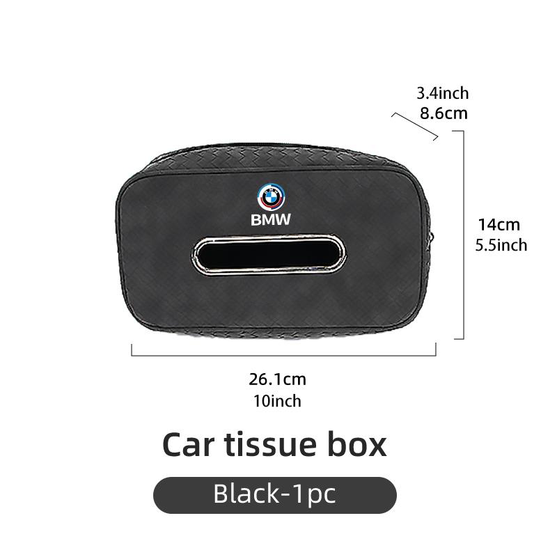 Car Tissue Organizer Bag Paper Towel Storage Box Accessories For BMW F40 F30 F34 F48 F39 G42 G05 G06 G07 G20 G30 G32 G22 G23