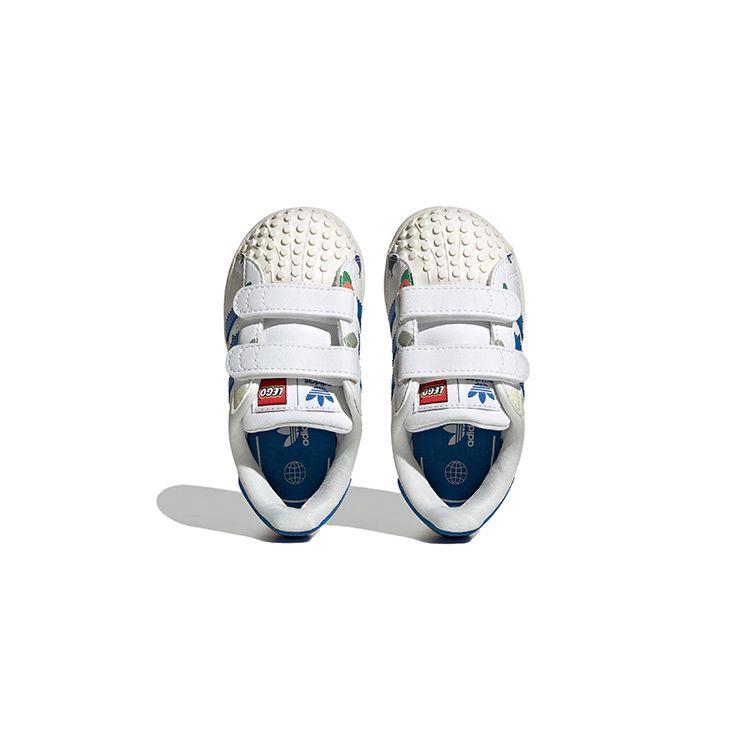 LEGO X Adidas Superstar CF I Bricks And Figurine - White Royal Blue Baby Sneakers Footwear-White Clear-White IF2199