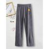 Мужские осенне-зимние фланелевые брюки, стандартный крой, уютная атмосфера, для улицы