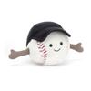 Jellycat Amuseables Baseball Plush Toy 4 Inch Baseball Stuffed Toy for Sports Fans -