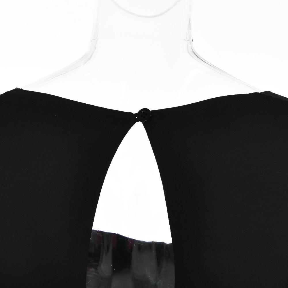 Женское осеннее элегантное вечернее платье для ночного клуба с длинным рукавом и вырезом, сексуальное мини-платье с рюшами