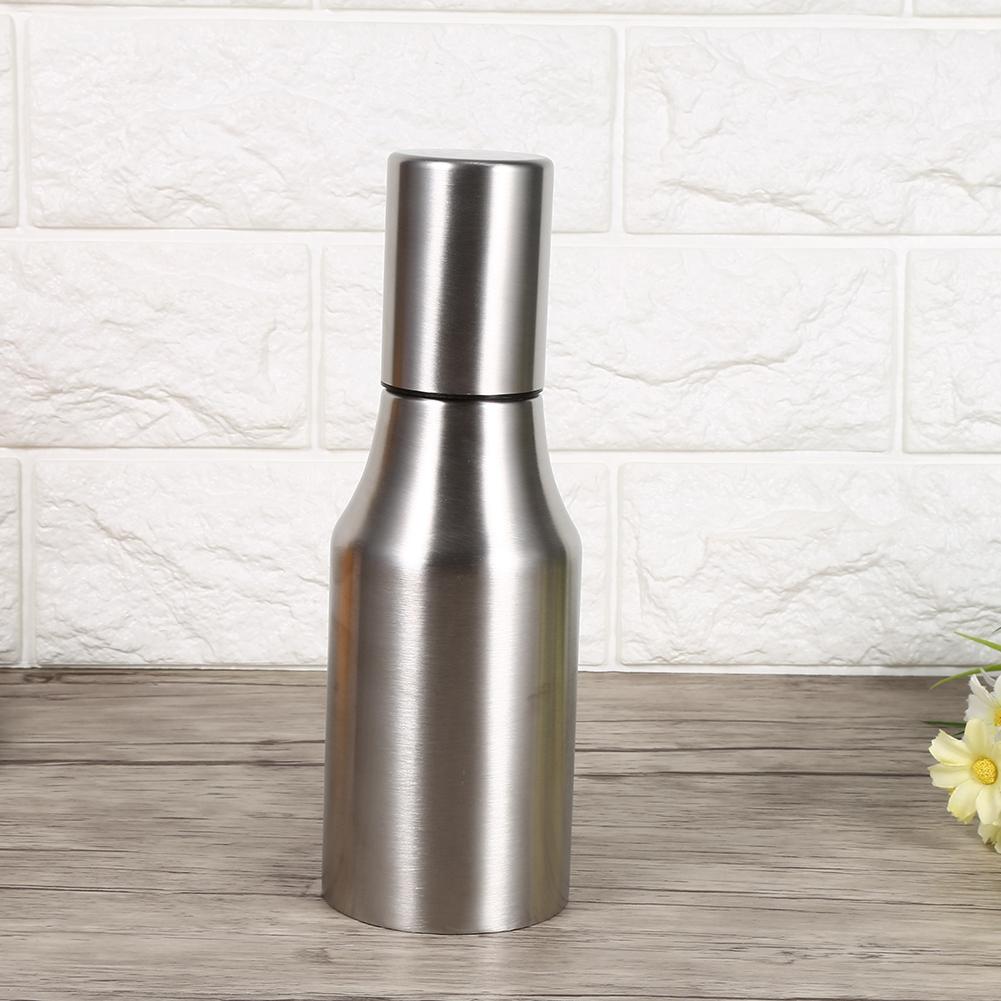 Практичный горшок из нержавеющей стали для масла, дозатор уксуса, кухонные принадлежности(500мл)