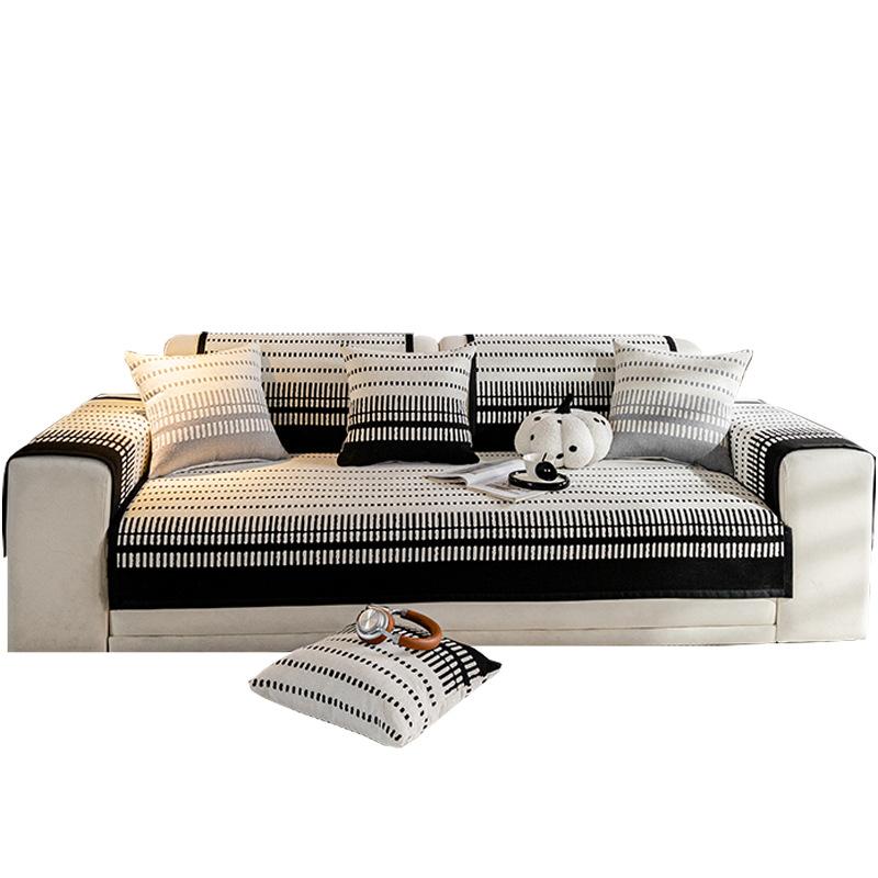 Chenier Sofa Cushion New Four-Season Universal Straight Row Seat Cushion Light Luxury High-End Sofa Cover Cover Cover Towel