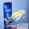 Matte Tempered Glass For iPhone 16 15 14 13 12 11 Pro Max XS XR X Screen Protector Film Easy To Install Tool Accessories
