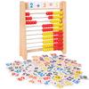 Wooden Baby Abacus Rack Arithmetic Math 100 Beads Educational Counting Abacus Toy