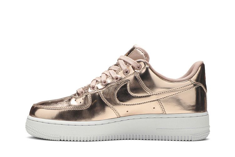 Women's Sneakers Nike Air Force 1 Low Metallic Bronze (Women's) Metallic Bronze/White-Rose Gold