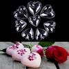 1Set 65/80Mm Diy Clear Plastic Bath Bomb Mould Acrylic Mold Heart Shape