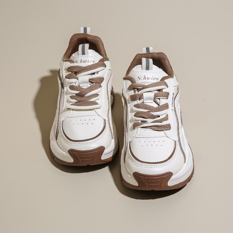 Fashion Women Walking Sneakers Lace Up Chunky Shoes Breathable Shoes Wedge Casual Tennis Platform Sports Designer Shoes