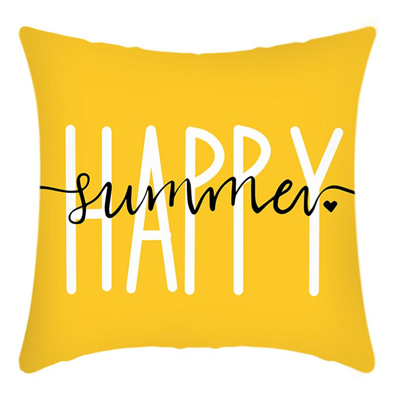 Новая зеленая наволочка с принтом английской буквы и ромашки, наволочка для подушки, наволочка для подушки для дома, дивана