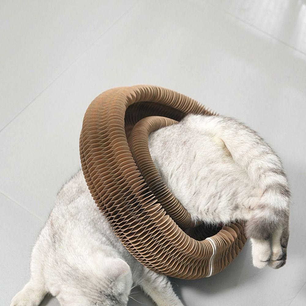 Износостойкая доска для кошачьих когтей, трансформируемая когтеточка для кошек, прочная игрушка для кошек Kitty Kurlz