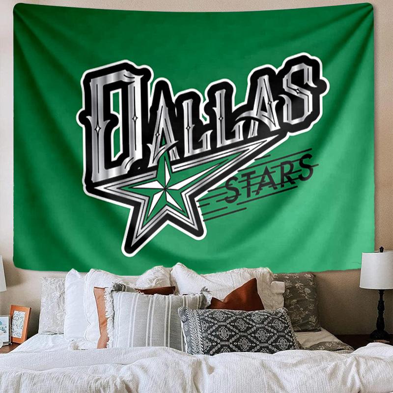 Dallas Stars Printed Tapestry, Unique Design Tapestry, Wall Decor for Bedroom,Livingroom, Playroom,Heartwarming Fan Holiday Gifts