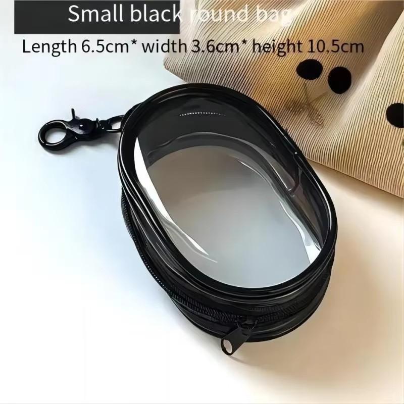 Прозрачная сумка для хранения, брелок для ключей, дорожный портативный кабель для передачи данных, наушники, многофункциональная петля для ключей, мини-сумка для кукол