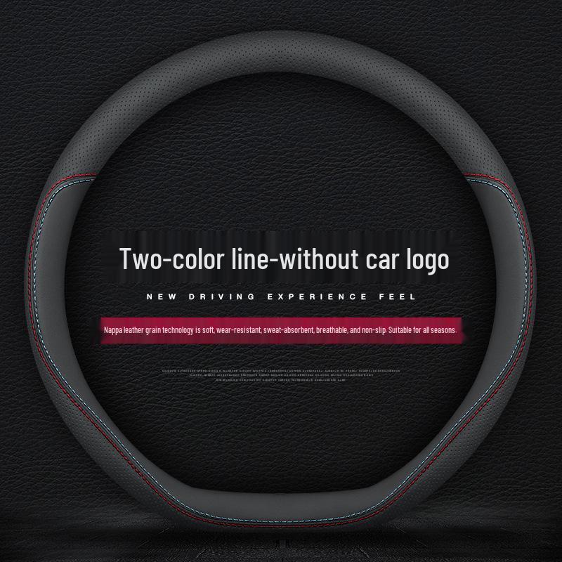 VW Steering Wheel Covers Compatible with Lavida, Sagitar, T-Roc, Polo, Tayron X, Magotan, Tiguan L, Bora, Lamando - Fits New & Old Models.