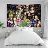 Аниме JoJo's Bizarre Adventure Напечатанный Большой Настенный Гобелен Индийский Будда Настенное Украшение Колдовство Богемный Хиппи Настенное Искусство