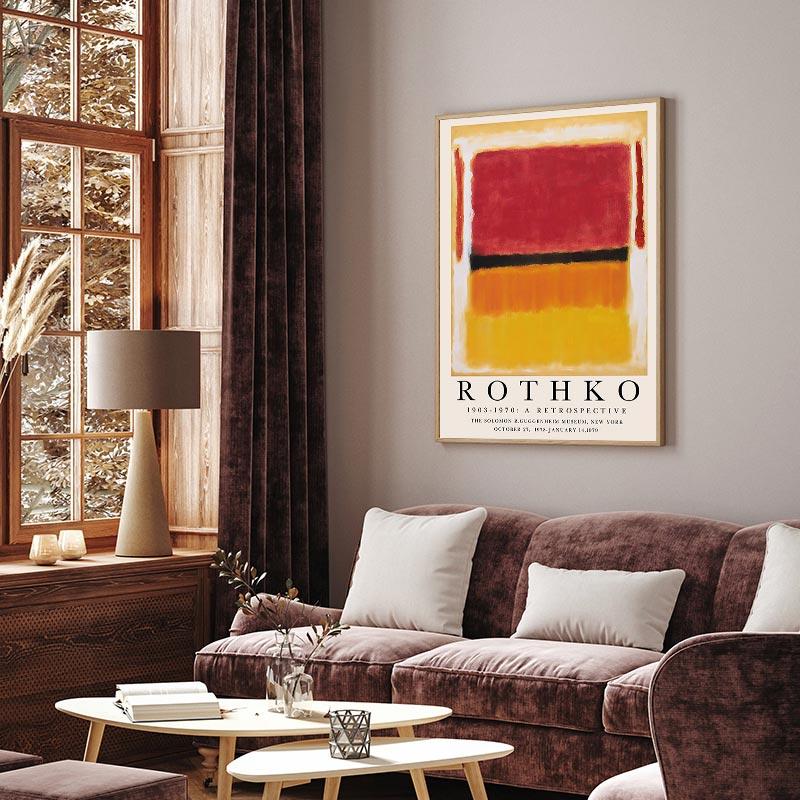 Аннотация Yayoi Kusama Bauhaus Wall Art Матисс Марк Ротко постеры и принты Цветочный рынок Холст Картина Настенная картина Декор