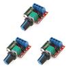 1-5PCS Mini DC-DC 4.5V-35V 5A PWM DC Motor Speed Controller 12V 24V Adjustable Module Speed Regulator Control Board Switch