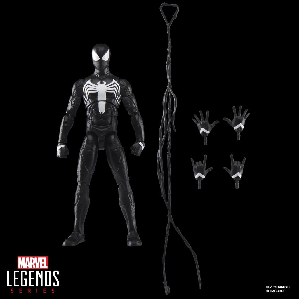 Hasbro MARVEL Серия Marvel Legends Gamerverse Питер Паркер Черный 2 Воссозданный из видеоигры Коллекционная фигурка 15 см G0834 Аутентичный костюм,
