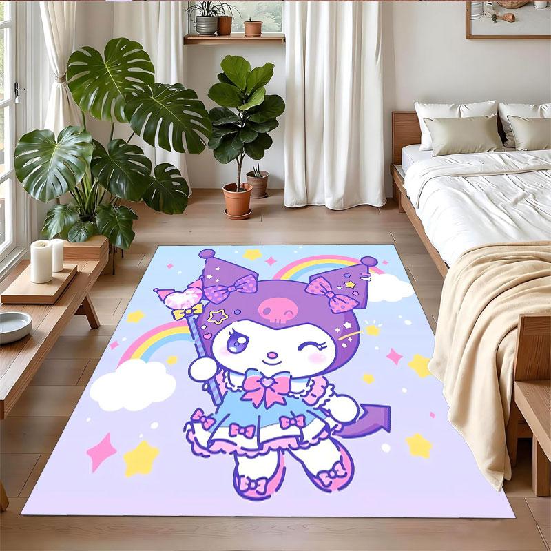 Crystal Velvet Rug Soft Non Slip Indoor Floor Mat Home DecorKuromi
