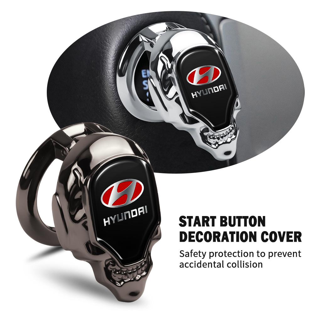 Car Engine Start Stop Button Protection Cover Sticker Auto Accessories For HYUNDAI i20 i30 Tucson i10 ix35 i40 Solaris Azera GDI YY222