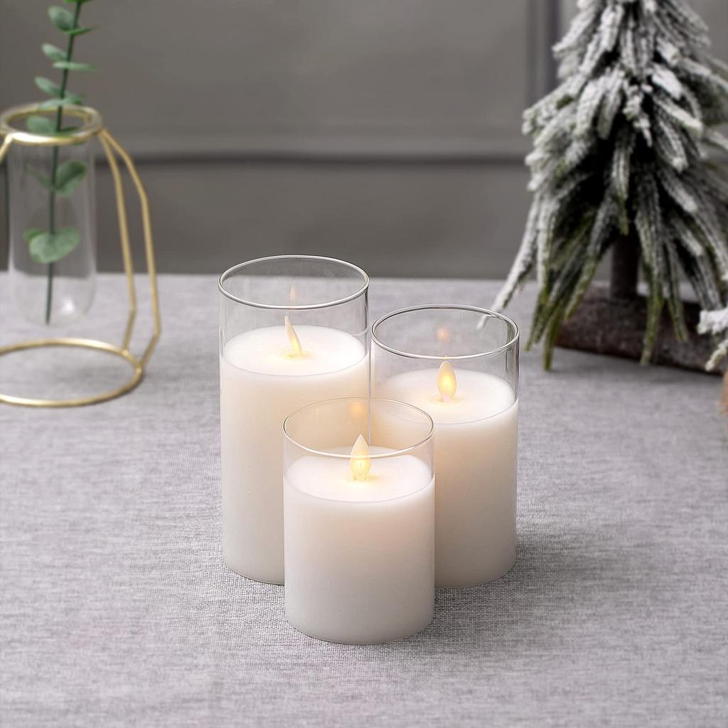 Светодиодная свеча мерцающая свеча MELEJIA свеча для ванны на батарейках светодиодная свеча безопасная энергосберегающая специальный пульт дистанционного управления стильная успокаивающая теплая