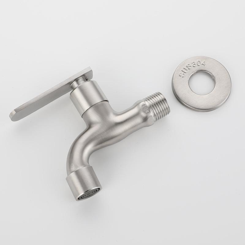 1 шт. 304 нержавеющая сталь кран для стиральной машины антифриз и взрывозащищенный одинарный холодный шваброй бассейн быстро открывающийся кран G1/2'