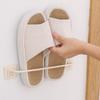 Space-saving Storage Organizer Wall Mount Hanging Holder Shoe Stand Shoes Rack Slippers Shelf