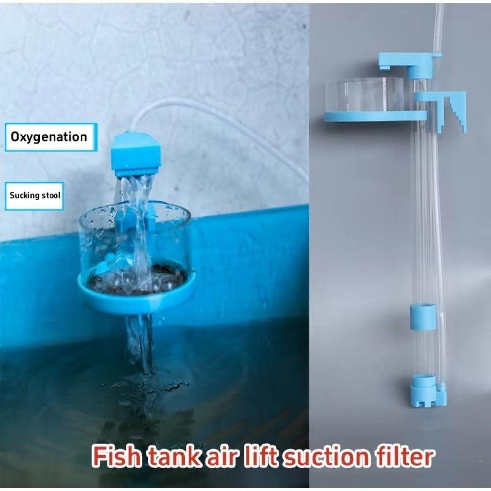 Adjustable Lenght Aquarium Fish Poop Cleaner Filter Water Circulation System Water Cir Filter