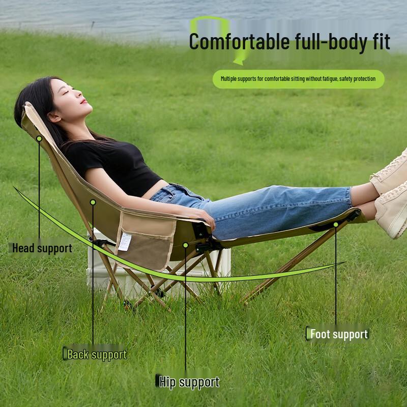 WhitePeak Portable Folding Lounge Chair