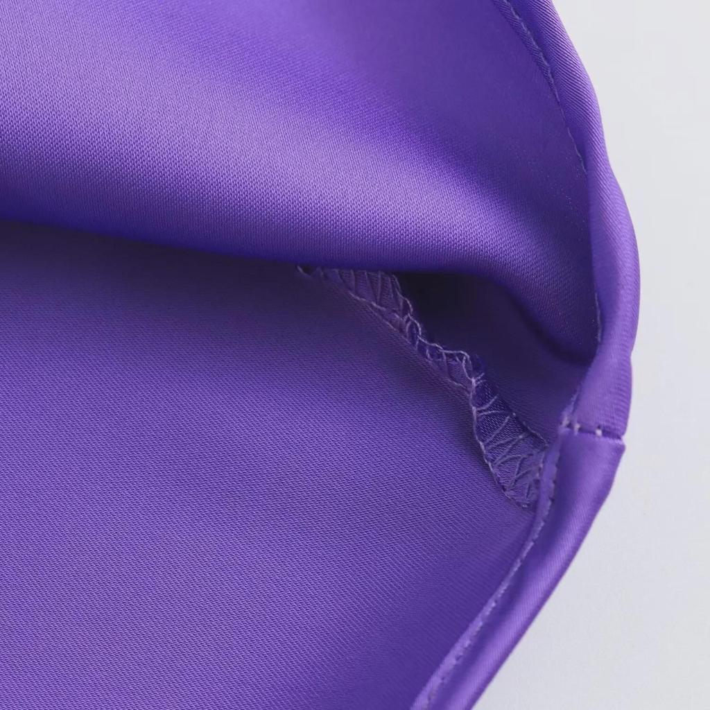 Новая атласная юбка миди в европейском и американском стиле 8632845