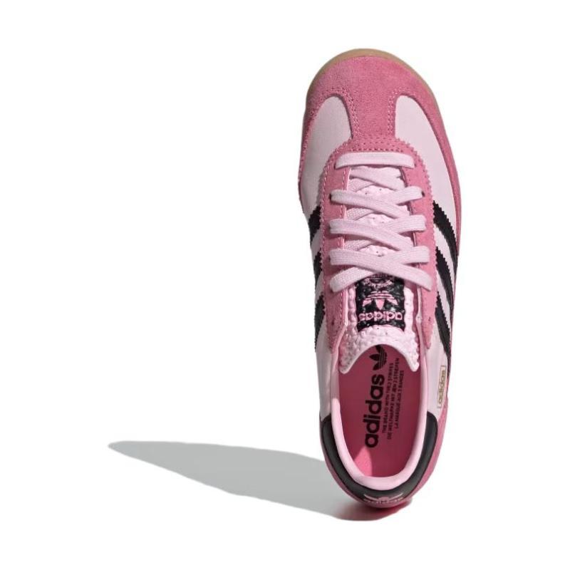adidas Оригинальные SL 72 Износостойкие Низкие Кроссовки для Детей Розовый Черный Подростковые Кроссовки JI2047