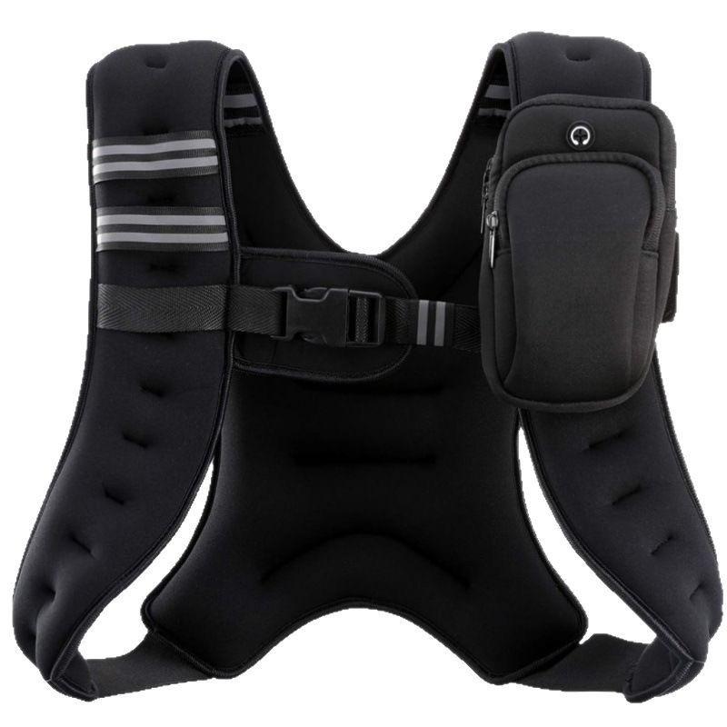 Регулируемый светоотражающий жилет-утяжелитель для фитнеса