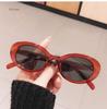 Vintage Oval Sunglasses For Women Trendy Punk Style Frame Shades Luxury Designer Fashion Uv400 Protection Eyewear