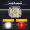 5 светодиодных ярких велосипедных фонарей, велосипедная лампа спереди и сзади, перезаряжаемая через USB для горного велосипеда, фара заднего фонаря, водонепроницаемый фонарь
