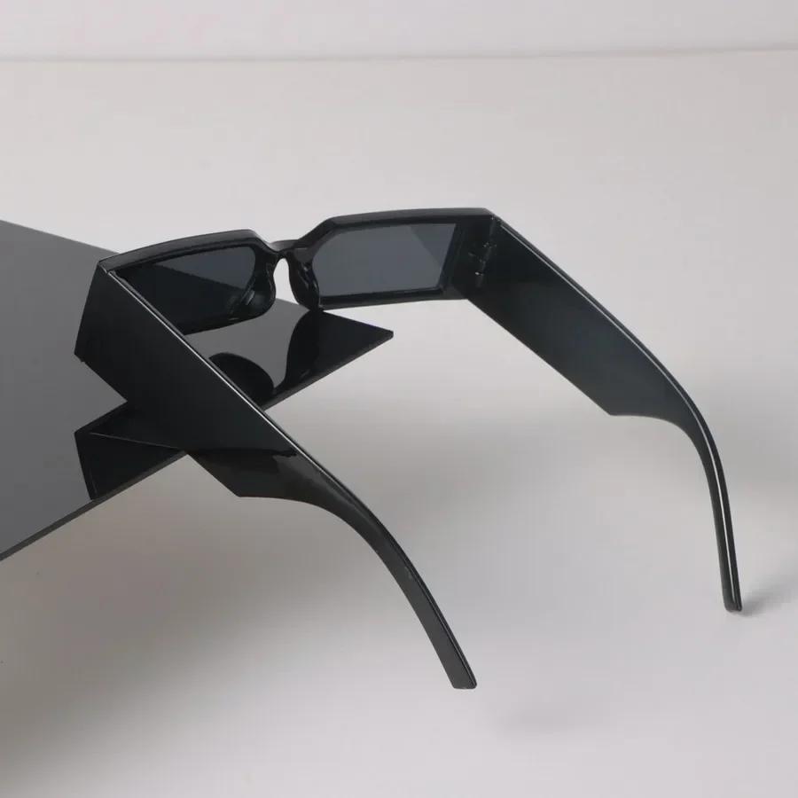 Модные женские солнцезащитные очки Мужские квадратные винтажные солнцезащитные очки с большой оправой Стильные зеркальные черные ретро очки