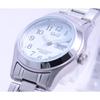 Citizen Женщины W473-204 ( Часы Q&Q Модель из нержавеющей стали) Круглые часы из серебристой нержавеющей стали, аналоговые