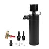 Universal 2 Port Oil Catch Can Reservoir Tank Engine Air Oil Separator with Breather Filter