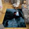 Constantine Flannel Printed Carpet, Home Sofa Decoration for Living Room & Bedroom, Non‑Slip Play Flannel Floor Mat for Game Room