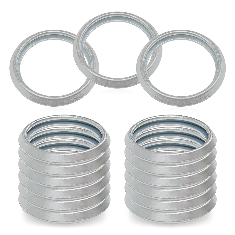 15PCS M16 Transmission Fluid and Oil Drain Plug Crush, 16mm Crush Washer Oil Drain Plug Part # PN 803916010 for Subaru 2010- Ascent BRZ Crosstrek