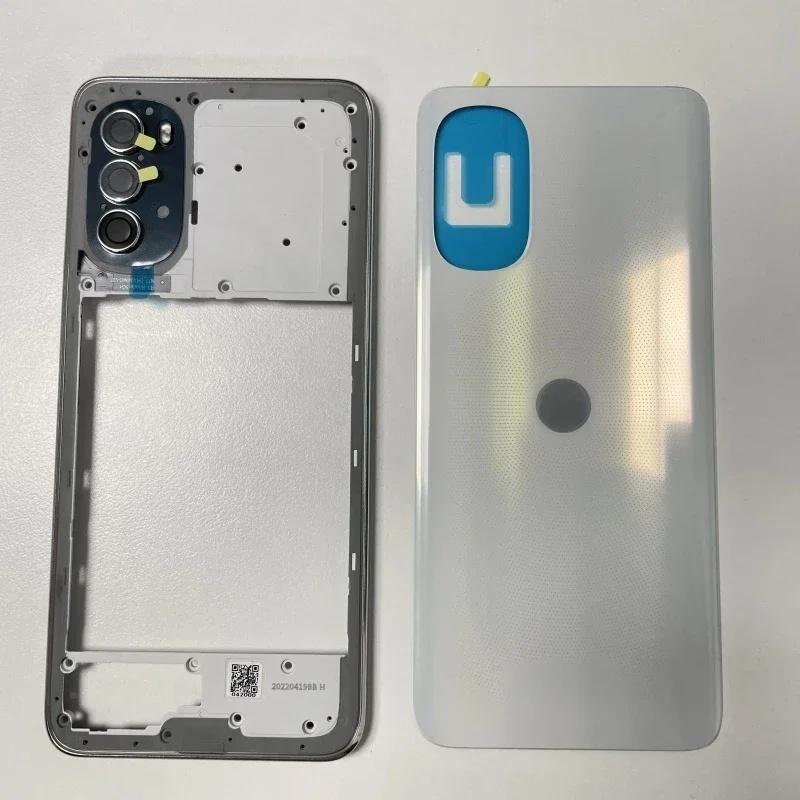 BANERYPAK Parts Pop Full Housing For Motorola Moto G82 XT2225-1 Middle Frame Cover Battery Back Cover Rear Cover Repair Parts