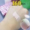 Waterproof Breathable Hemostatic Wounds Adhesive Bandage 160pcs Disposable Medical Adhesive Bandage Band Aid Protective Safe