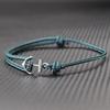 New Stainless Steel Anchor Bracelet Men Women Hand Woven Pirate Nautical Adjustable Braclet For Couples Student Jewelry Gift