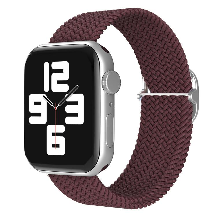 Плетеная петля Solo для Apple Watch Band 44 мм, 40 мм, 45 мм, 41 мм, 49 мм, 42 мм, 38 мм, эластичный браслет IWatch Series 7, 3 SE, 6, 8, ультра-ремешок для ремешка для наручных часов