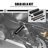 Motorcycle Rear Crash Bar 6.5" Shock Sliders for Harley Iron 883 XL883N 09-14 Iron 1200 18-21 48 XL1200X 10-15 72 XL1200V 12-17