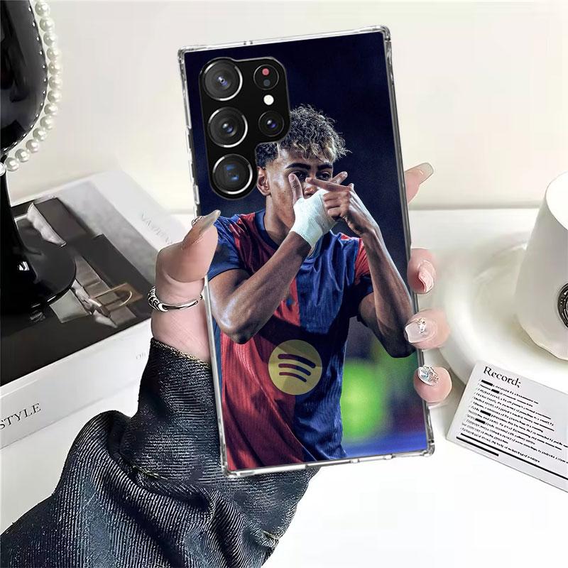 Мягкий чехол L-Lamine Y-Yamal 19 для Samsung Galaxy S22 S23 S24 S25 Edge S26 Ultra S20 FE S21 Plus + Fundas Coque Galaxy S20